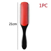 9-Rows Detangling Hair Brush Denman Detangler Hairbrush Scalp Massager Straight Curly Wet Hair Comb